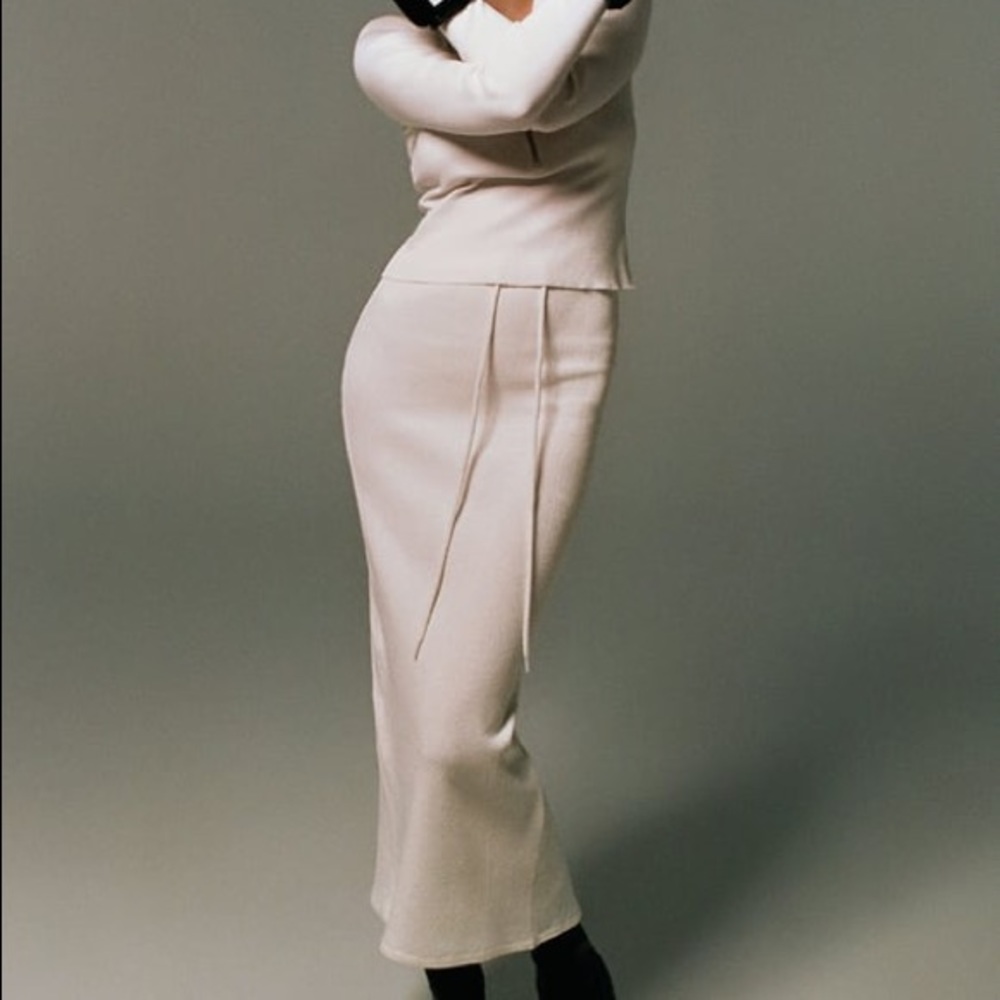 Zara Knit Tie Skirt